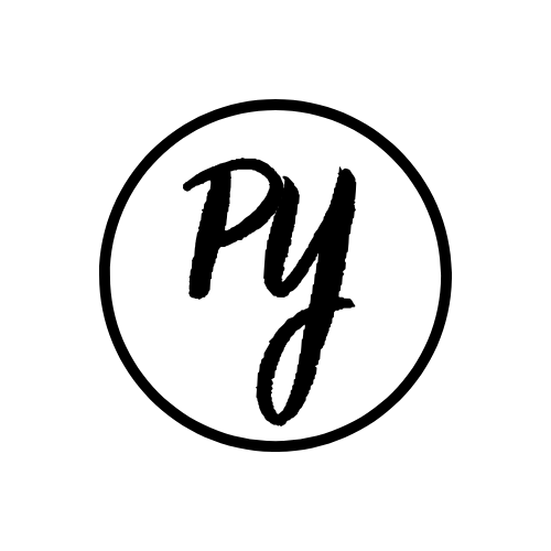 Black and White Circle Product Branding Logo (1) PURELYYOU LOGO