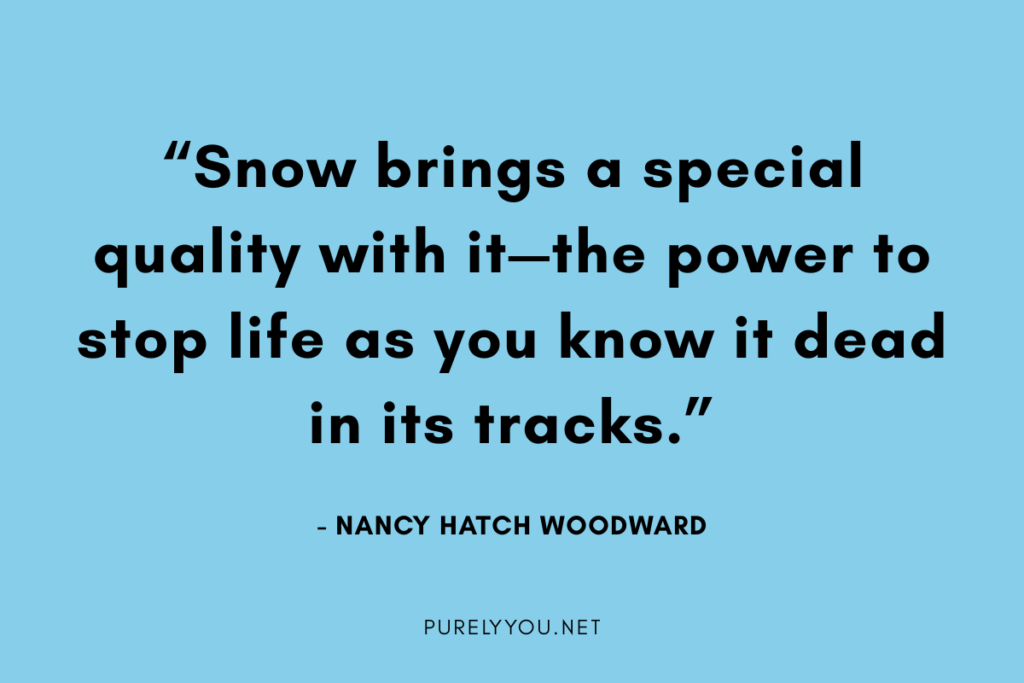 Magical Snow Quotes