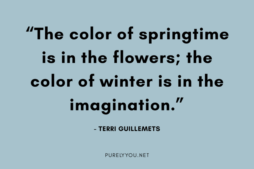 Reflective Winter Quotes