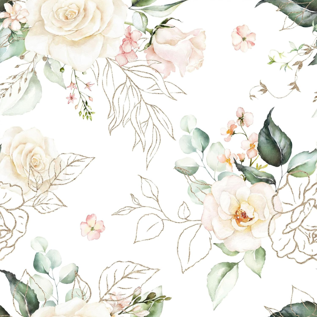 Botanical Wallpaper Accent Wall